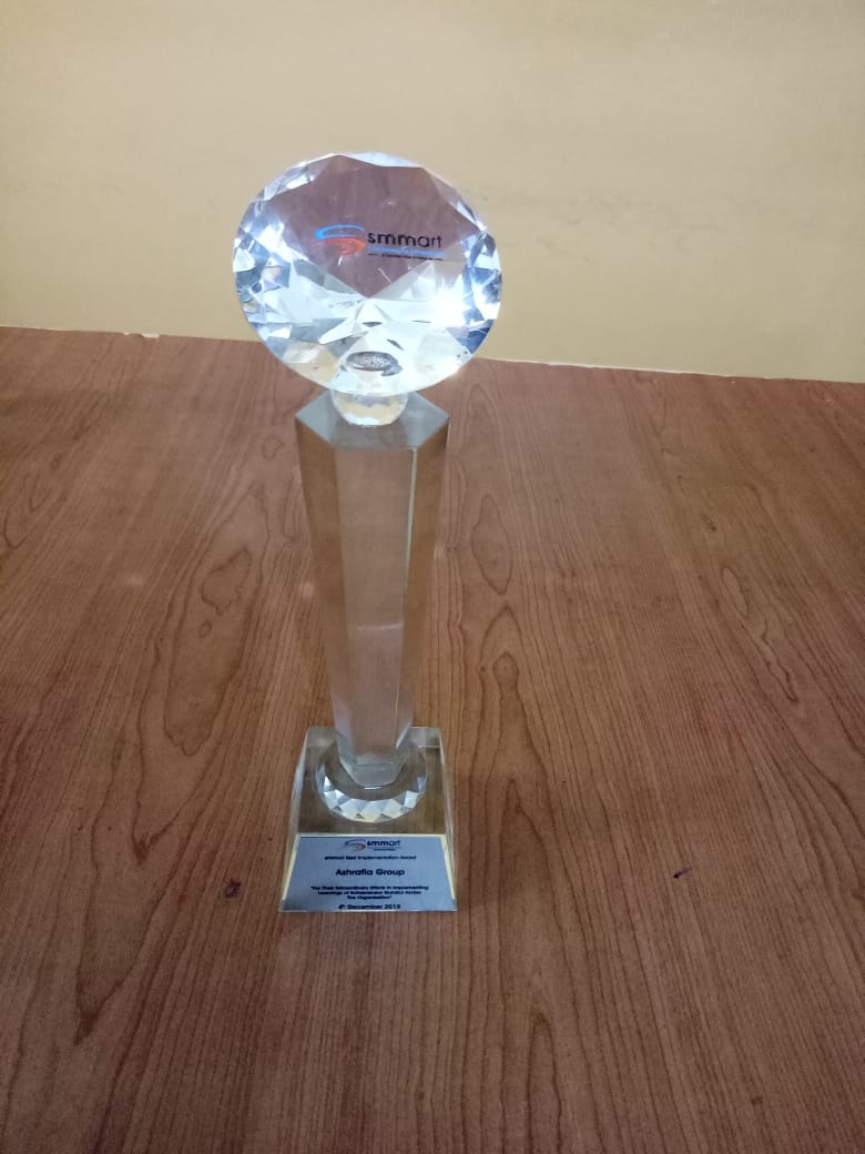 Smmart Best Implement Award.